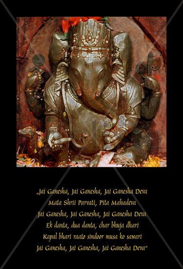 A Prayer to Ganesha Viajes Color (Digital)