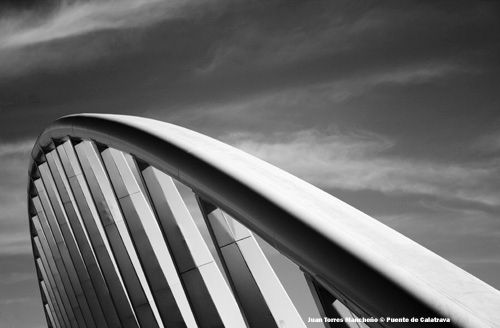 Puente Calatrava Arquitectura e interiorismo Blanco y Negro (Digital)