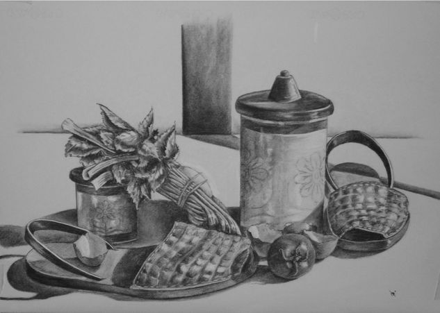 Bodegón A Charcoal