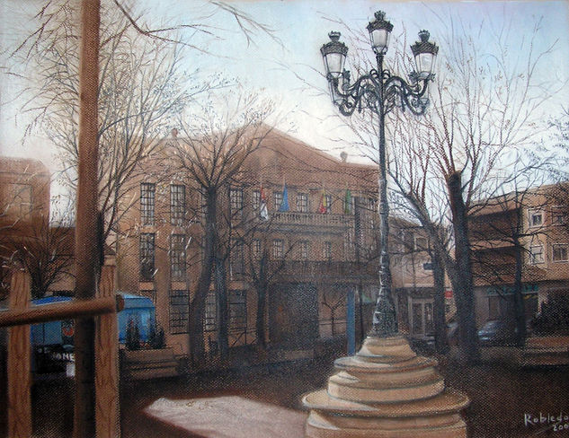 ayuntamiento de la gineta Pastel Paper Landscaping