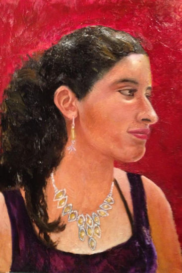 retrato II Oil Canvas Portrait