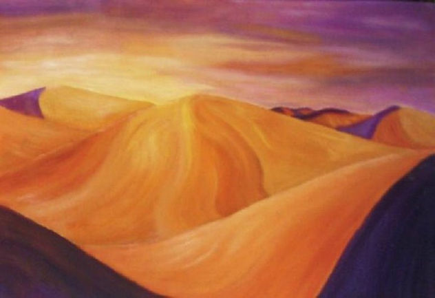 DUNAS NARANJA Y VIOLETA