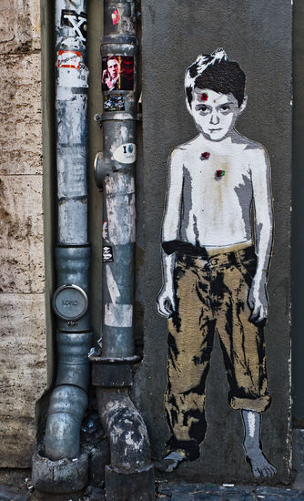 Berlin StreetArt - Boy Other Themes Color (Digital)