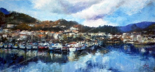 galicia Oil Canvas Marine Painting