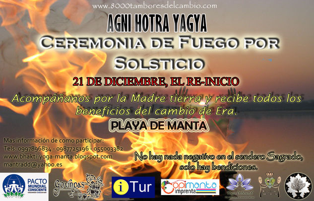 Afiche para ceremonia del 21 de Diciembre del 2012 