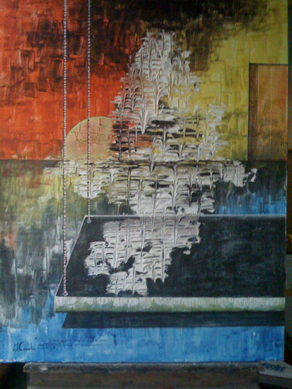 sin titulo Acrylic Canvas Others