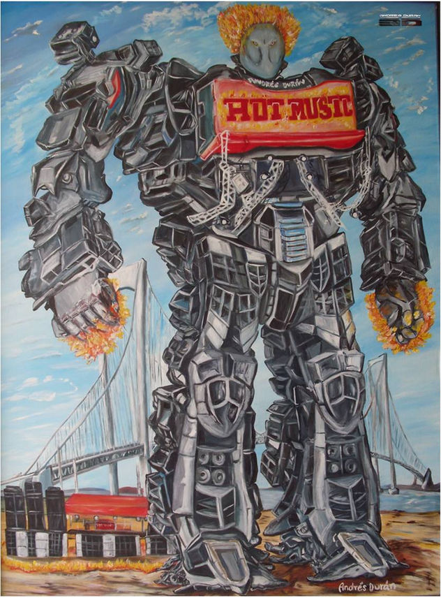 Miniteca Hot Music en Versión Robot
