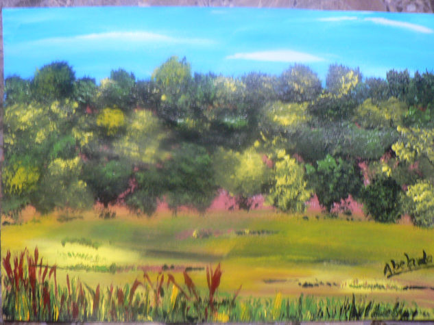 LA FLORESTA (DONADA) Acrylic Card Landscaping