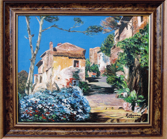 Tossa del Mar Oil Canvas Landscaping