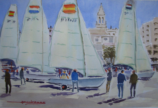 chrisman race palamos Watercolour Paper Landscaping