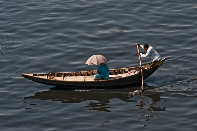 Dhaka - Crossing the Buriganga Travel Color (Digital)