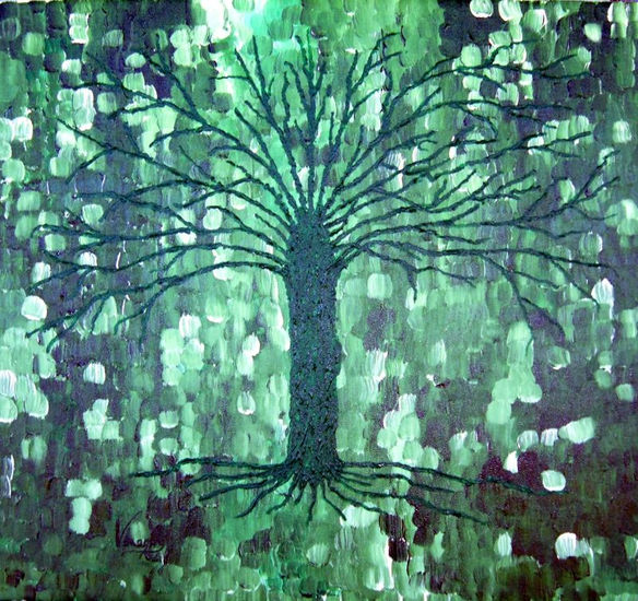 Desrame en Verde Acrylic Canvas Others