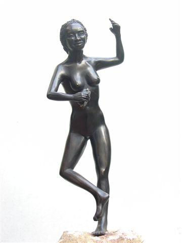 Bailarina de tarantela Bronce Figurativa