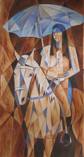 PASO A PASO Oil Textile Figure Painting