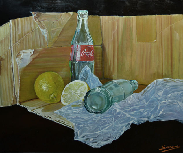 Coca Cola Oil Canvas Still Life Paintings