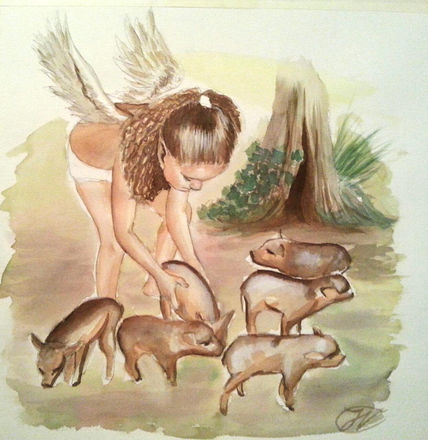 El ángel y los puercos