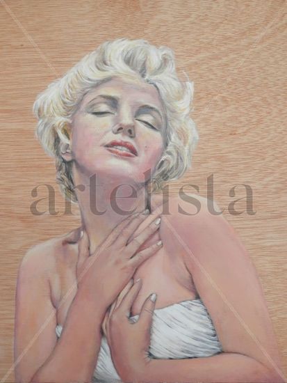 Marilyn Acrylic Panel Portrait