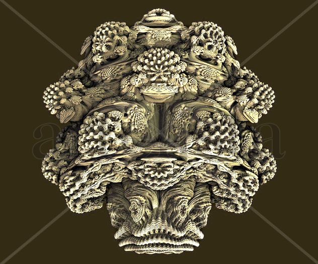 ARBOL  DE  PIEDRA  ,ARTE  DIGITAL  3D