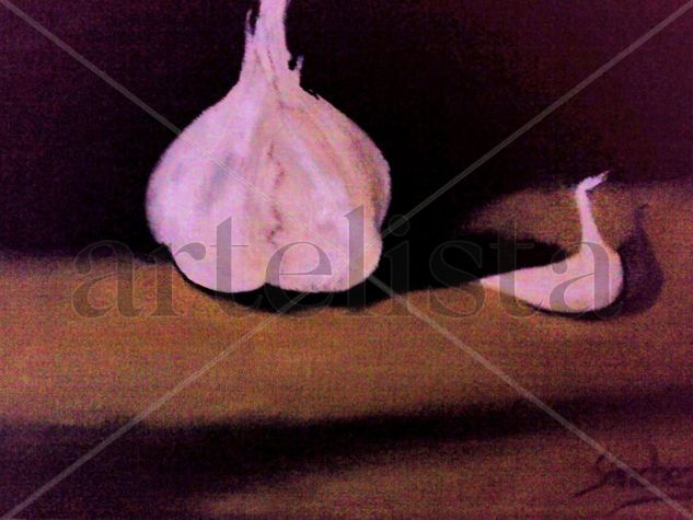 Ajos  ( VENDIDO ) Oil Canvas Still Life Paintings