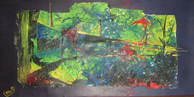 Trópico Mixed media Paper Landscaping