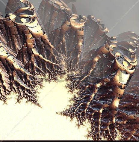 Fractal  3d ,lago...