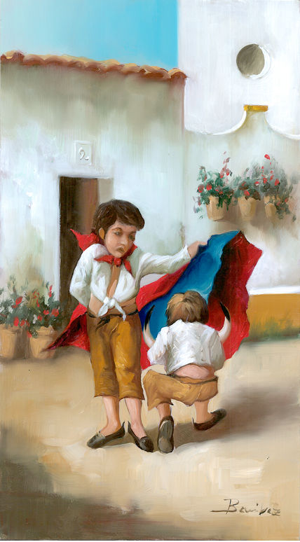 Niños toreros en...