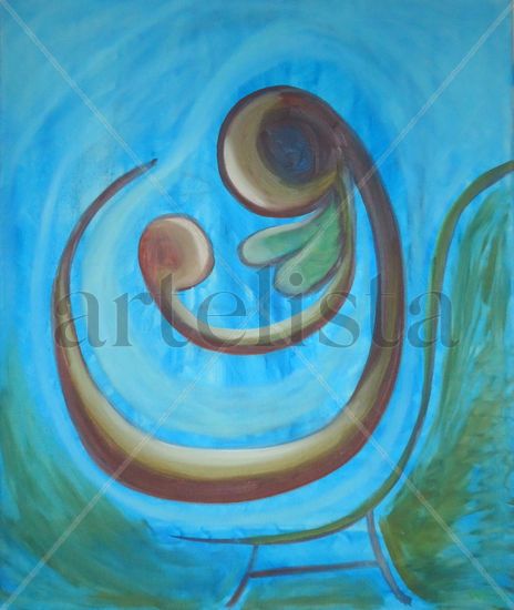 CONEXION:  DIADA MADRE-HIJO Oil Canvas Others