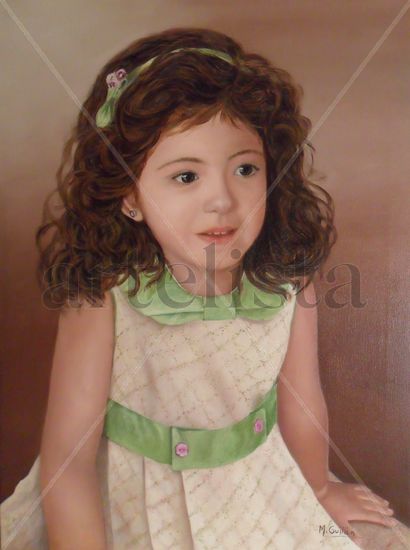 María , retrato Oil Canvas Portrait