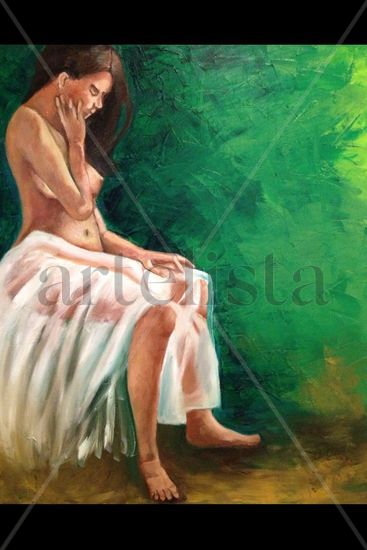 Mientras termina el año.... Oil Canvas Nude Paintings