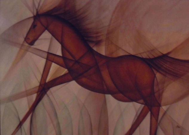 CABALLO CUERPO 1 Acrylic Panel Animals