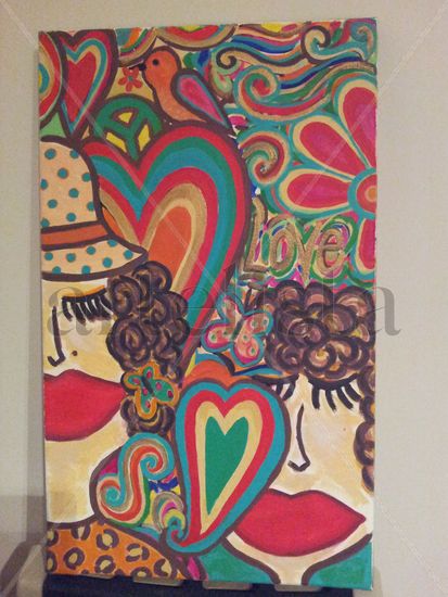 locas de amor Acrylic Canvas Others