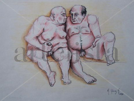 Él, él y el placer...