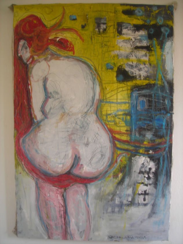 mujer sentada