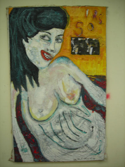 Woman in yellow