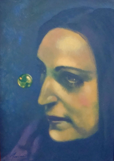 Mínima esperanza Acrylic Panel Portrait