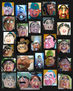 MASCARONES CARICATURESCOS, GALERIA