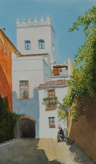 Un rincon de Cordoba Watercolour Paper Landscaping