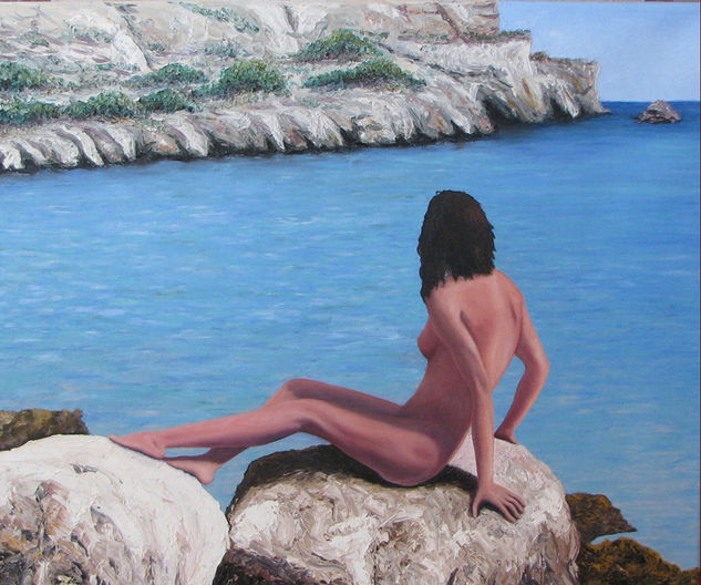 Sireneta Oil Canvas Nude Paintings