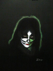 Retrato Peter Criss...