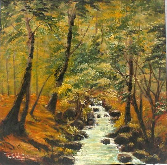 ORO DE OTOÑO Oil Canvas Landscaping