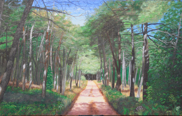 camino Oil Canvas Landscaping