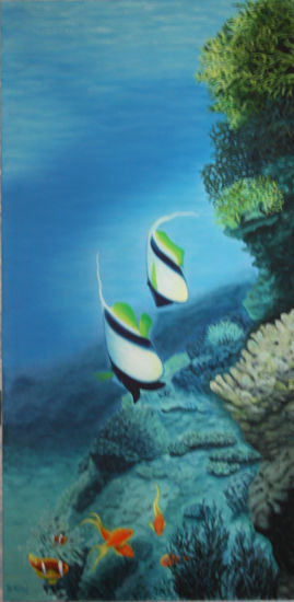 reef Oil Canvas Marine Painting