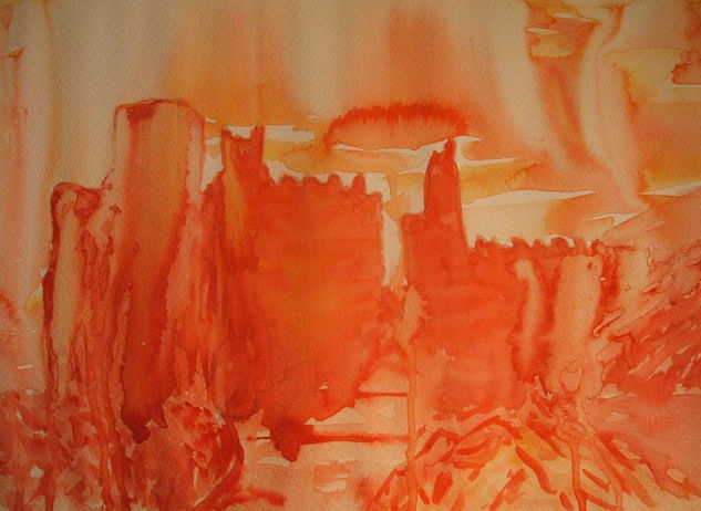 Castillo Rojo Watercolour Paper Landscaping