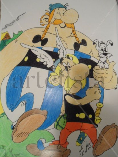 ASTERIX y OBELIX Mixed Media