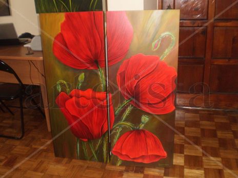 Luces de amapolas