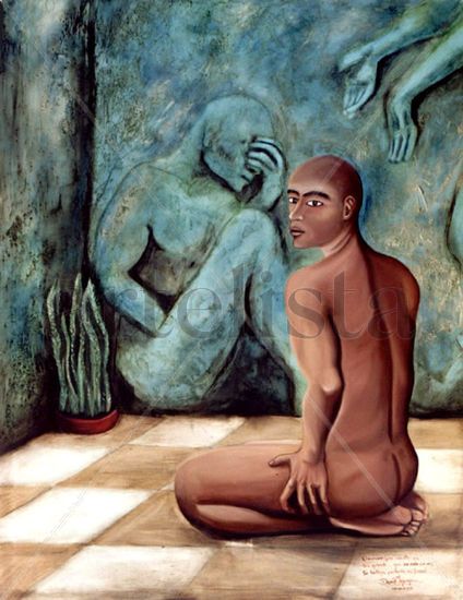 El muro de los lamentos Oil Canvas Nude Paintings