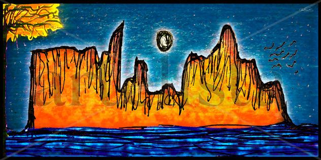 Mountainous island