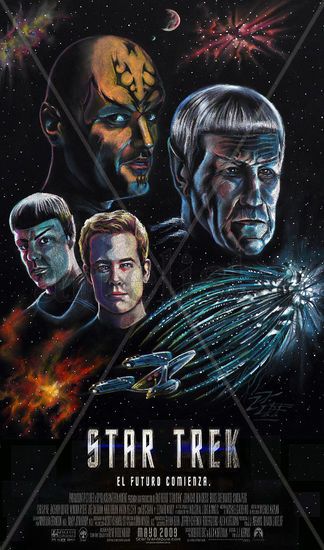 STAR TREK 2009 Técnica Mixta