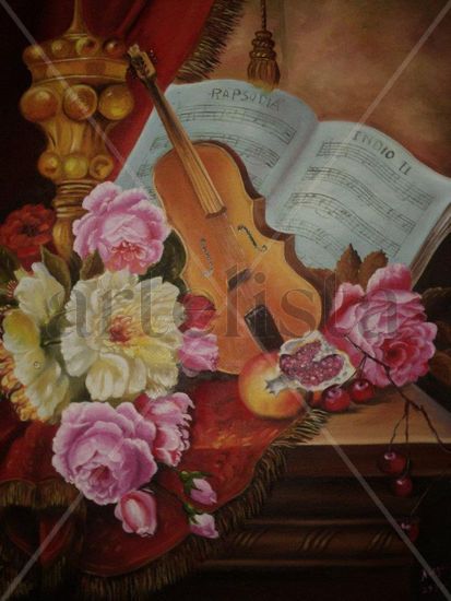 SINFONIA FLORAL Oil Canvas Still Life Paintings