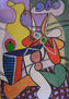 imitación pintura de Picasso